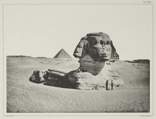 (Pl. XLIX) Le Sphinx Béchard, Émile  (French, 1840-1891)