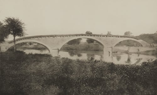 Pl. 23 Pont de Dampmart sur la Marne, État des travaux mois de Mai 1865 