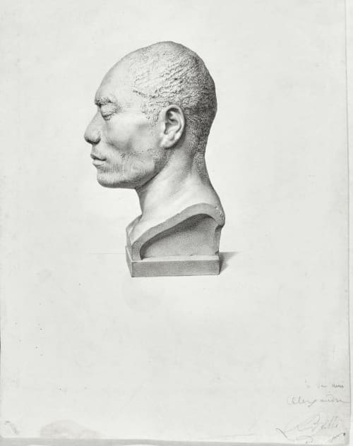 Test lithograph from daguerreotype Bisson, Louis-Auguste  (French, 1814-1876)