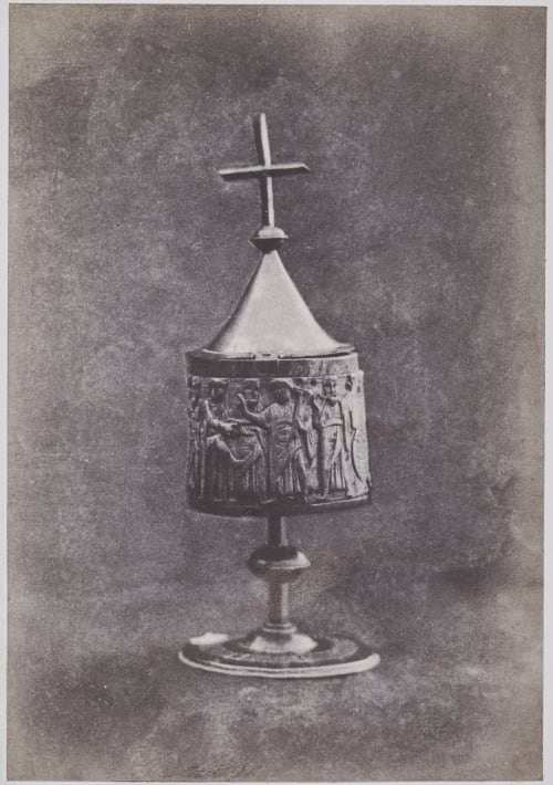 PL. 16 Custode en Cuivre avec Panse D’Ivoire Malègue, Hippolyte   (French, b.1825)