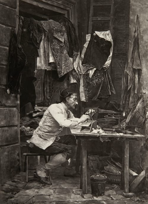 Un Fripier Vibert, J. G.  (French, 1840-1902)