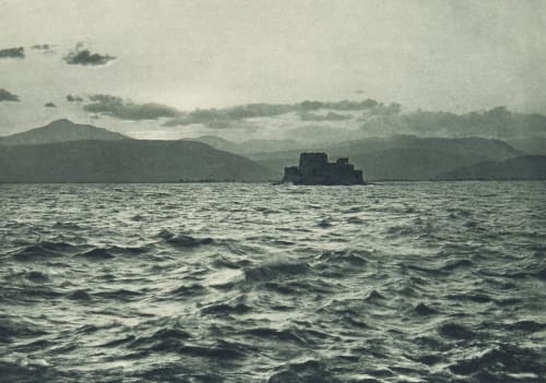 The Islet of Bouzi off Nauplia Boissonnas, Fred  (Swiss, 1858-1946)