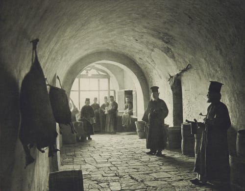The Refectory of the Convent of Megalaspileum Boissonnas, Fred  (Swiss, 1858-1946)
