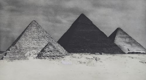 Les Pyramides Noires Brochet, Pierre  (French, 1922-2016)