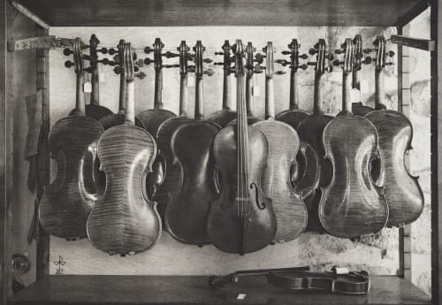 Les Violons Bleu Brochet, Pierre  (French, 1922-2016)
