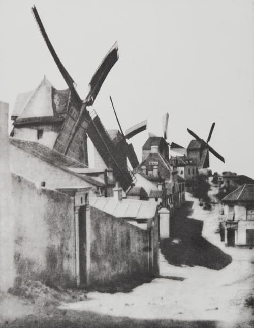 Les Moulins de Montmartre Bayard, Hippolyte  (French, 1801-1877)