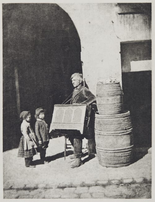 Le Joueur d’orgue barbarie Nègre, Charles  (French, 1820-1880)