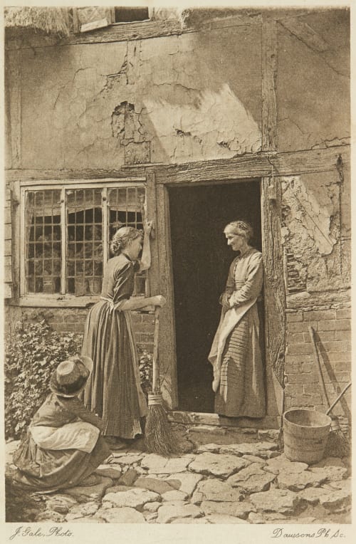 Village News Gale, Joseph Colonel  (British, 1835-1906)