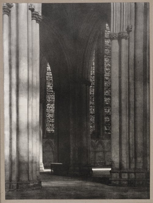 York Minster: Into the North Transept Evans, Fredrick  (British, 1853-1943)