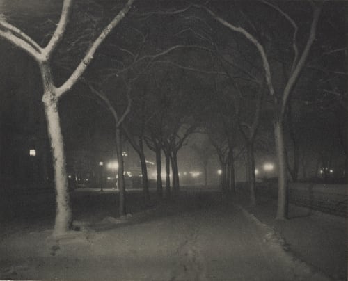 Icy Night Stieglitz, Alfred  (American, 1864-1946)