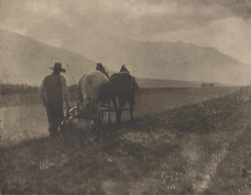 Ploughing Stieglitz, Alfred  (American, 1864-1946)