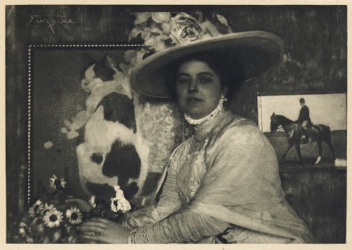 Frau Ludwig von Hohlwein Eugene, Frank  (American, 1865-1936)