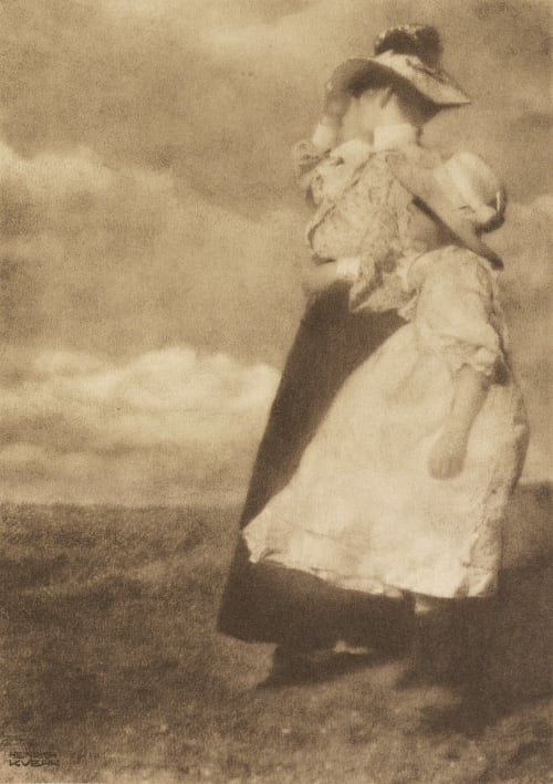 Windblown Kuehn, Heinrich  (Austrian-German, 1866-1944)