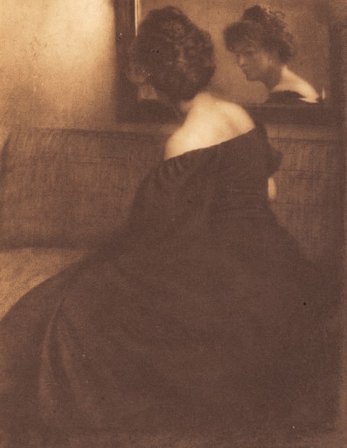 Portrait – The Mirror Kuehn, Heinrich  (Austrian-German, 1866-1944)