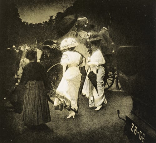 Steeplechase Day, Paris; After the Races Steichen, Edward  (American, 1879-1973)