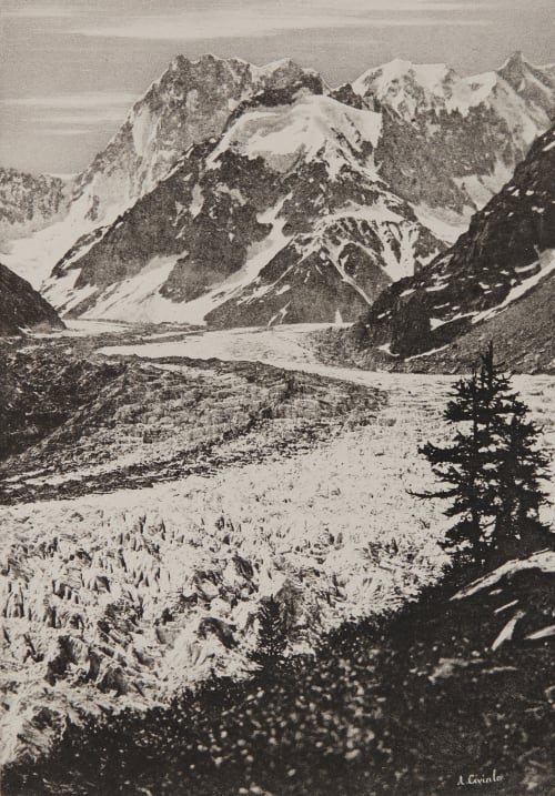 La Mer de Glace Civiale, Aimé  (Italian, 1821-1893)