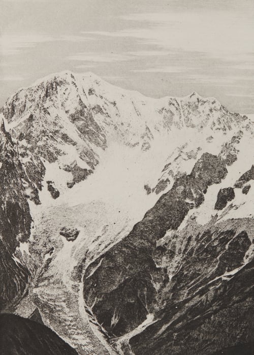 Le Mont Blanc – 4810m Civiale, Aimé  (Italian, 1821-1893)