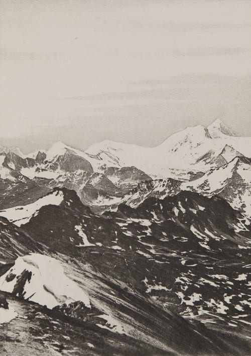Le Weisshorn _ 4512m Civiale, Aimé  (Italian, 1821-1893)