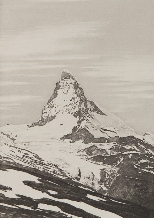 Le Grand Cervin _ 4482m Civiale, Aimé  (Italian, 1821-1893)