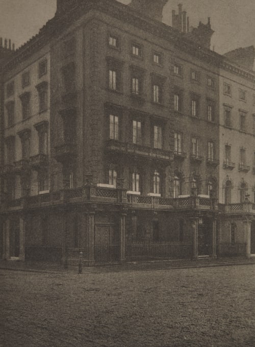 31 Lowndes Square, Mr. Lowell’s House while Minister to England Coburn, Alvin Langdon  (American, 1882-1966)