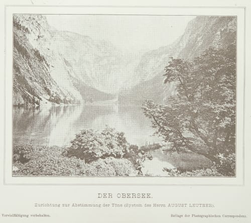 Der Obersee Leutner, Aug.  (Austrian, 1848-1927)