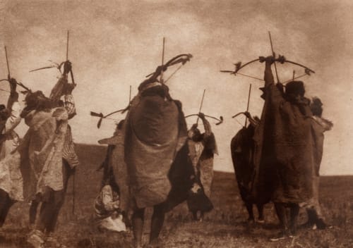 Atsina Crazy Dance – The Flight of Arrows Curtis, Edward Sherrif  (American, 1868-1952)