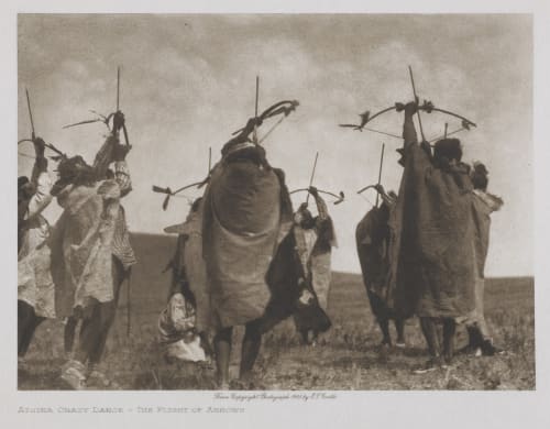 Atsina Crazy Dance – The Flight of Arrows Curtis, Edward Sherrif  (American, 1868-1952)