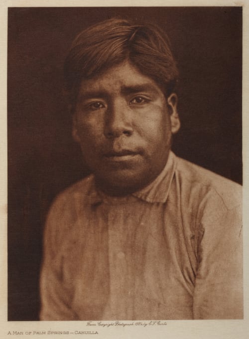 A Man of Palm Springs – Cahuilla Curtis, Edward Sherrif  (American, 1868-1952)