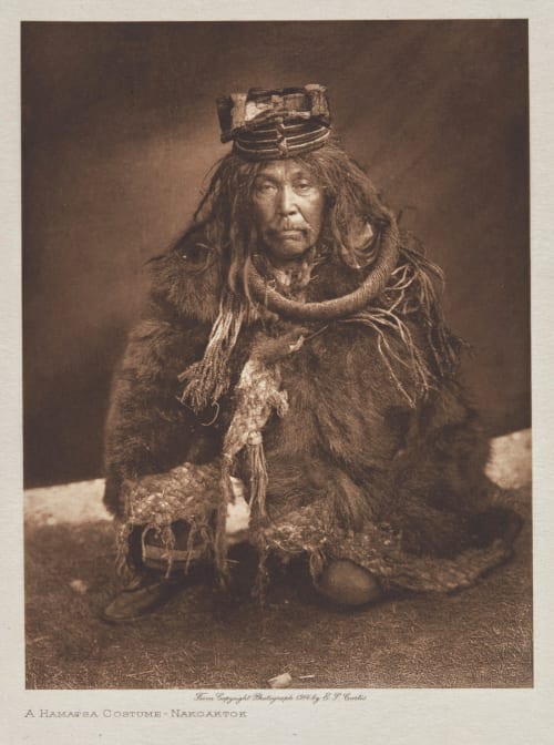 A Hamatsa Costume – Nakaotka Curtis, Edward Sherrif  (American, 1868-1952)