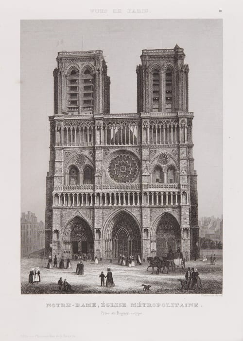 Notre-Dame, Eglise Metropolitaine Chamouin, Jean Baptiste Marie  (French, 1768-1812)