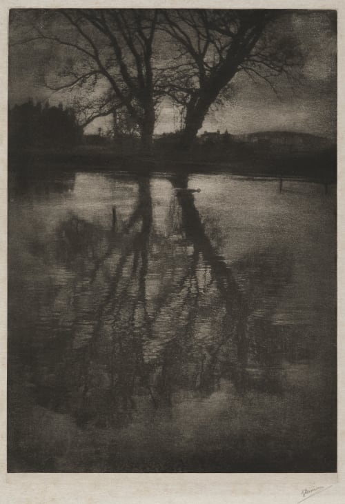 Reflections, Weston-on-the-Green Davison, George  (British, 1854-1930)