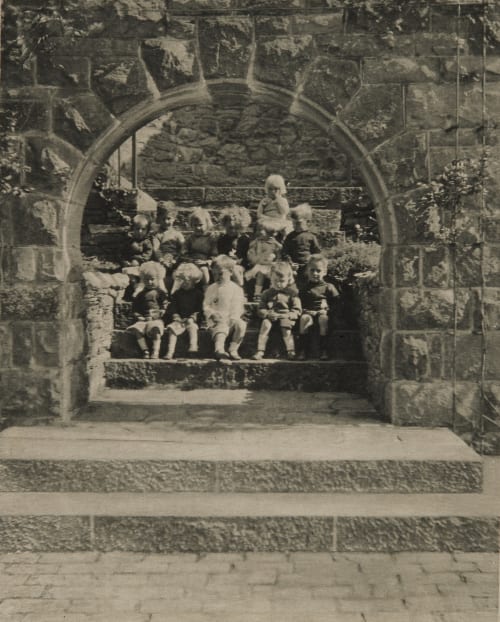 Our Little School at “Wem Fawr” in 1916 Davison, George  (British, 1854-1930)