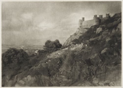 Harlech Castle from Wernery?? music room Davison, George  (British, 1854-1930)