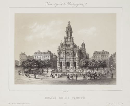 Église de la Trinté Deroy, Isidore-Laurent  (French, 1797-1886)
