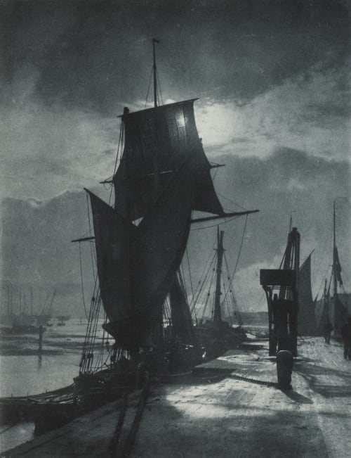 Im Hafen Sutcliffe, Frank Meadow  (American, 1853-1941)
