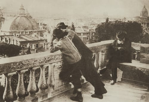 Sur la Terrasse du Pincio Dewit, C  (Belgian)