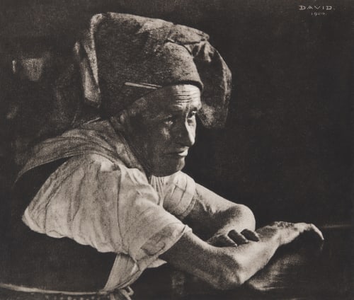 Bäuerin aus dem Spreewald David, Ludwig  (Austrian, 1856-1930)