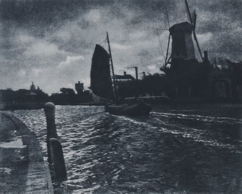 Canal bei Delft David, Ludwig  (Austrian, 1856-1930)