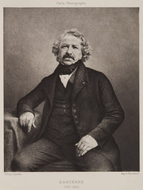 Daguerre 1787-1851 Richebourg, Pierre-Ambrose  (French, 1810-1893)