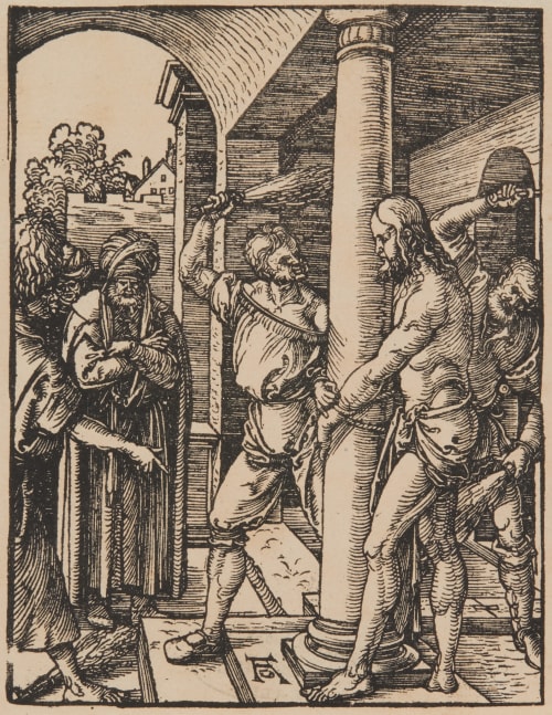 The Flagellation (board of the Little Passion) Dürer, Albrecht  (German, 1471-1528)