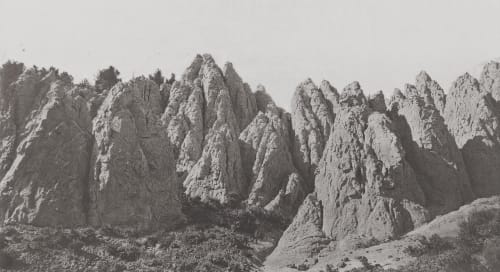 Tufa. Markagunt Plateau Hillers, John K.  (American, 1843-1925)