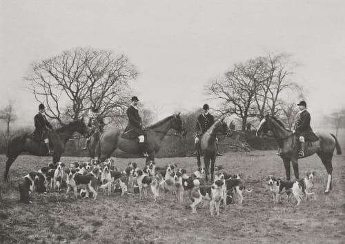The Earl Fitzwilliam’s (The Grove) Hounds, 1908 Elliott, Joseph John  (British, 1835-1903)Fry, Clarence Edmund  (British, 1840-1897)