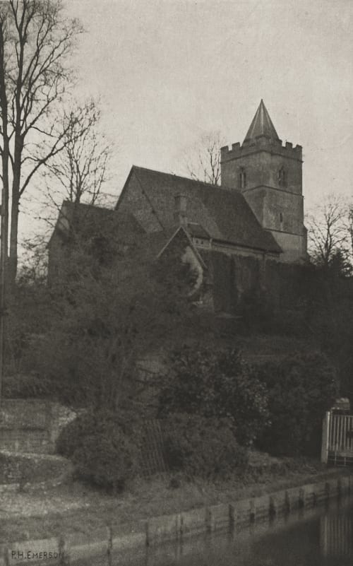 Plate III Amwell Church Emerson, Peter Henry  (British, 1856-1936)