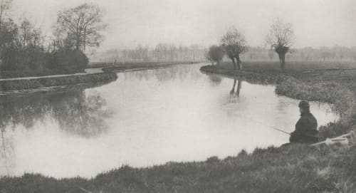 Plate IX The Black Pool, Near Hoddesdon Emerson, Peter Henry  (British, 1856-1936)