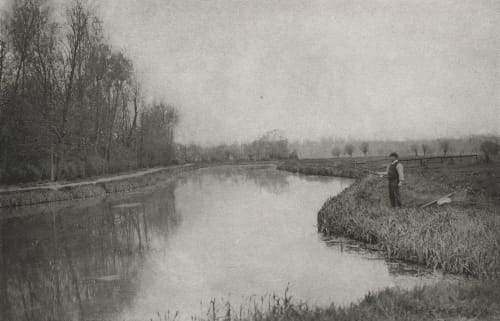 Plate X The October Hole, Near Hoddesdon Emerson, Peter Henry  (British, 1856-1936)