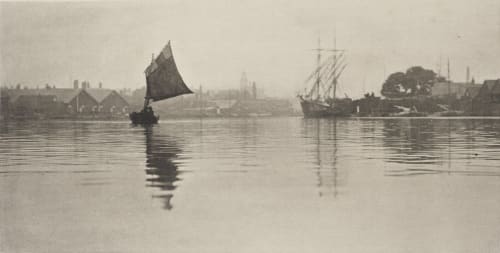 On The Flood Emerson, Peter Henry  (British, 1856-1936)