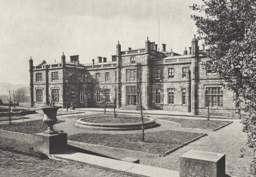 Erskine House. From the Rose Garden Annan, James Craig  (Scottish, 1864-1946)