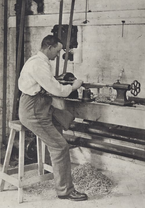 A Turning Lathe Annan, James Craig  (Scottish, 1864-1946)