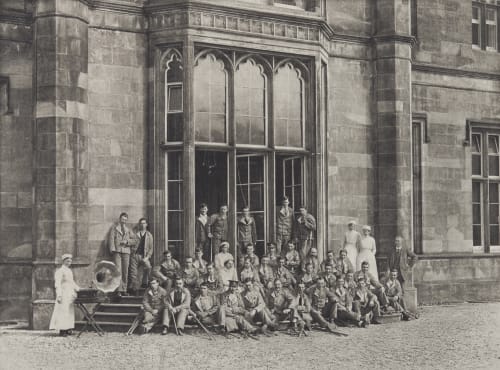 Group of Soldiers at Erskine House Annan, James Craig  (Scottish, 1864-1946)