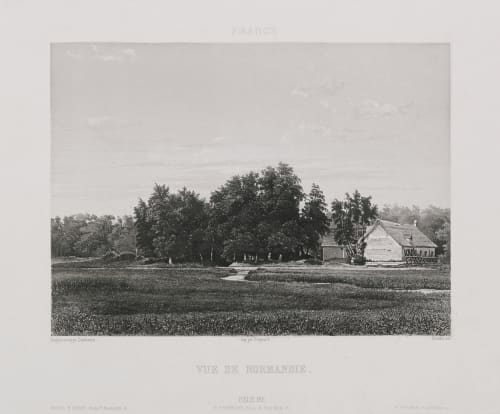France. Vue de Normandie Lerebours, Noël Paymal  (French, 1807-1873)